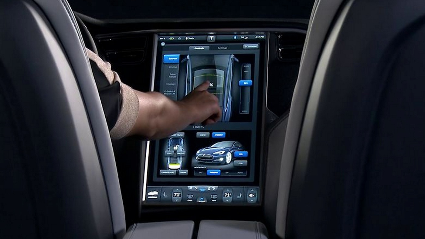 Tesla Automatic Car Display 38 Wide Car Wallpaper - CarWallp